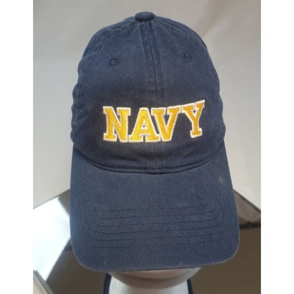 Armed Forces Gear Arch Cap Hat Women's  Navy Blue Adjustable - Picture 1 of 4